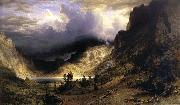 Albert Bierstadt A Storm in t he Rocky Mountains,Mt,Rosalie oil painting artist